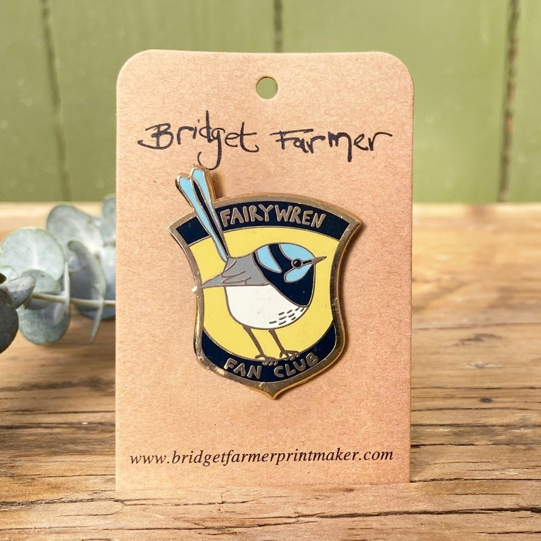 Fairywren Fan Club Enamel Pin