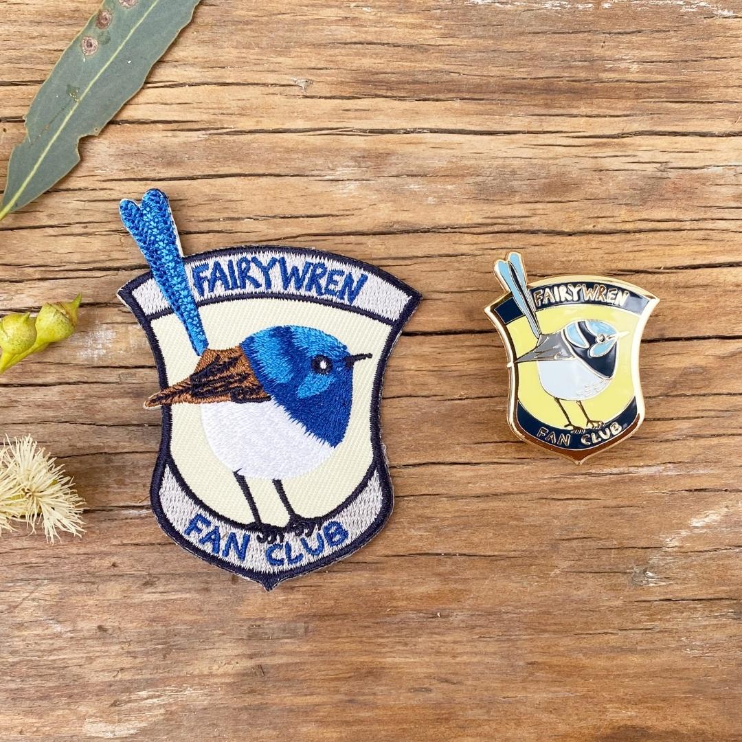 Fairywren Fan Club Enamel Pin
