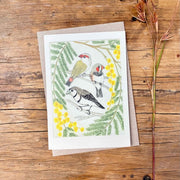Australian Finches Greeting Card "I am a Magpie" Collection