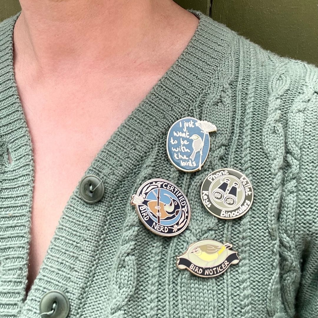 Phone, Wallet, Keys, Binoculars Enamel Pin