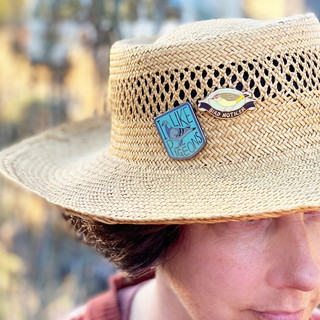 I Like Pigeons Enamel Pin