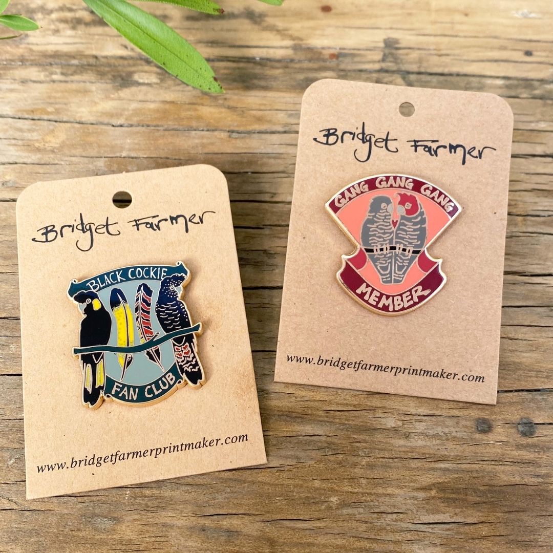 Black Cockie Fan Club Enamel Pin