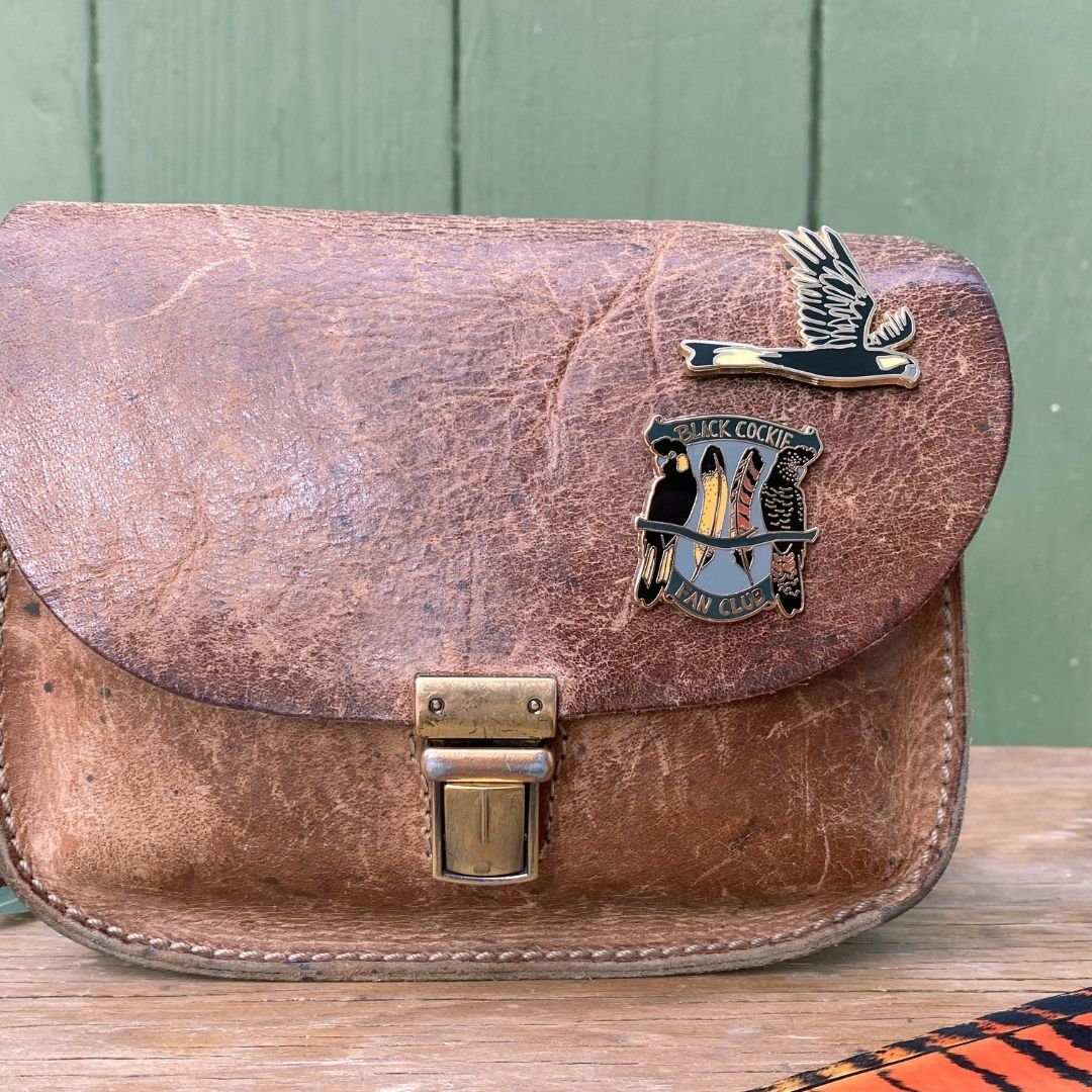 Black Cockie Fan Club Enamel Pin