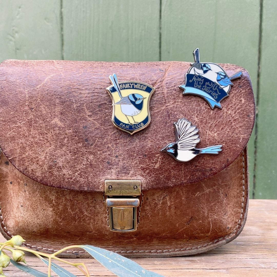 Fairywren Fan Club Enamel Pin
