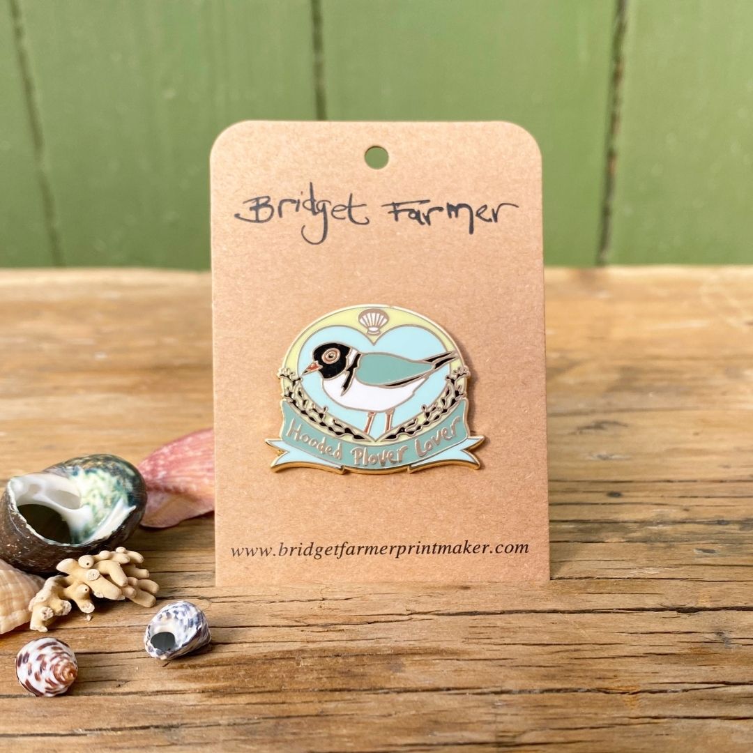 Hooded Plover Lover -Enamel Pin