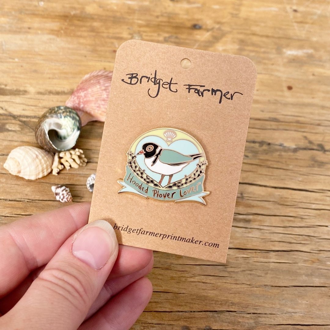 Hooded Plover Lover -Enamel Pin