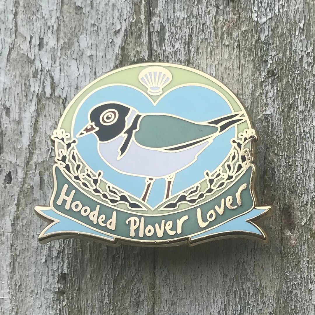 Hooded Plover Lover -Enamel Pin