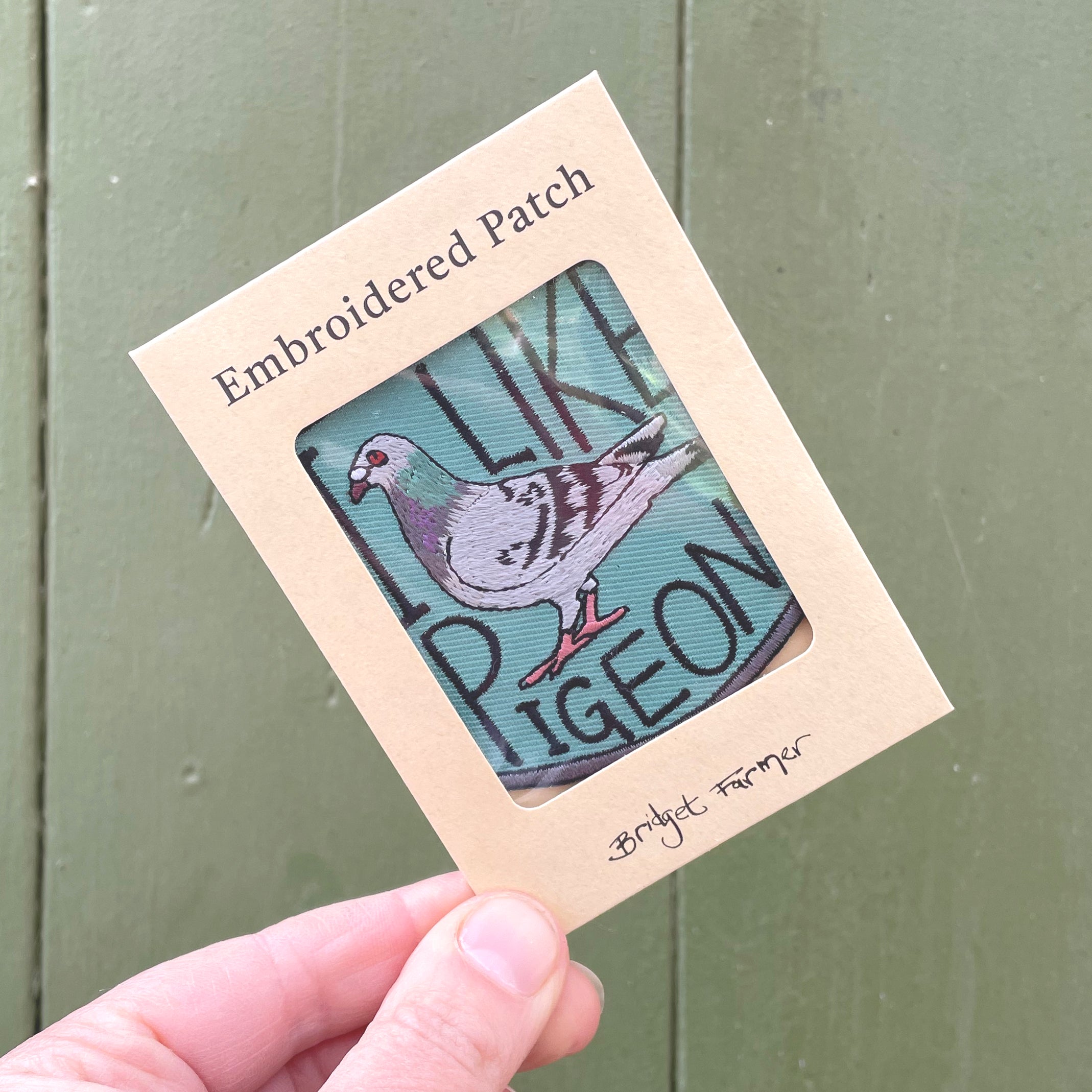 I Like Pigeons Embroidered Patch