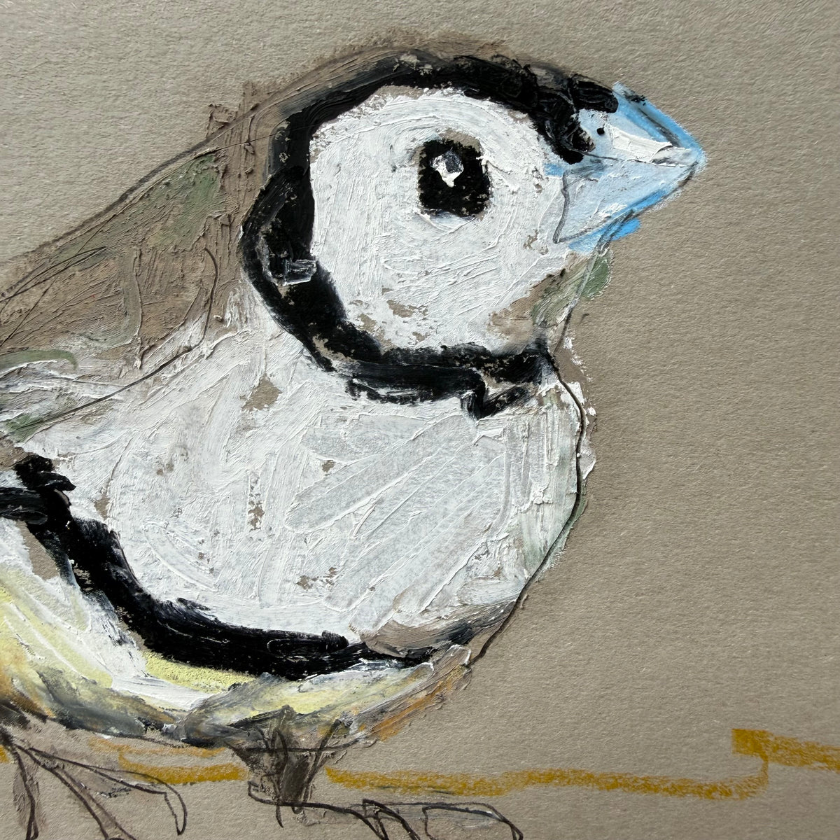Double-barred Finch - A5 Original Drawing (D76)