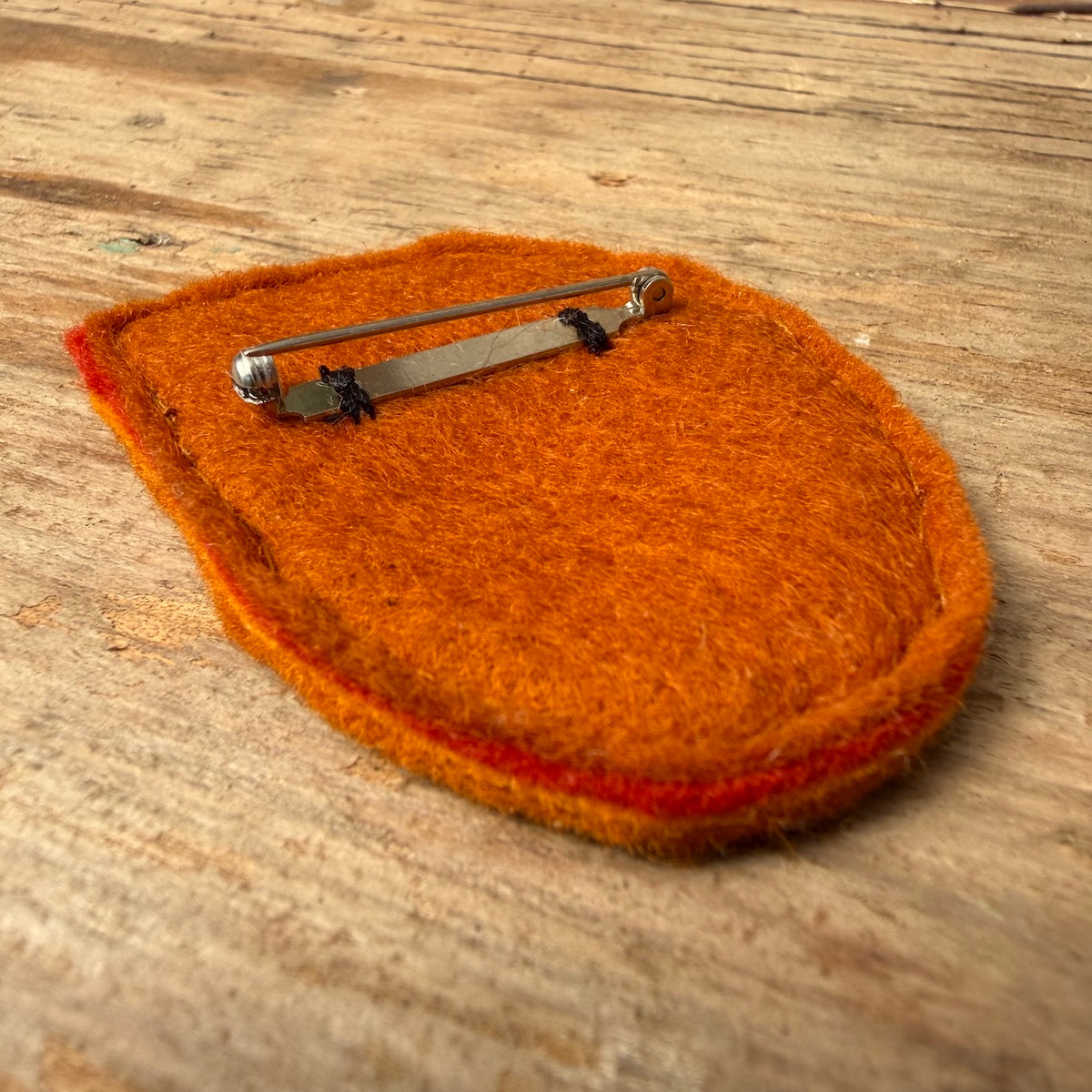 Hand Embroidered Felt Brooch - FB20