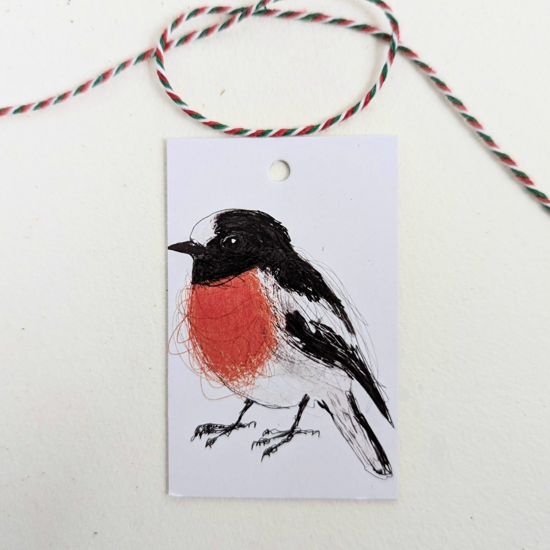 Robins and Diamonds - Australian Birds Gift Tags (Set Of Six)