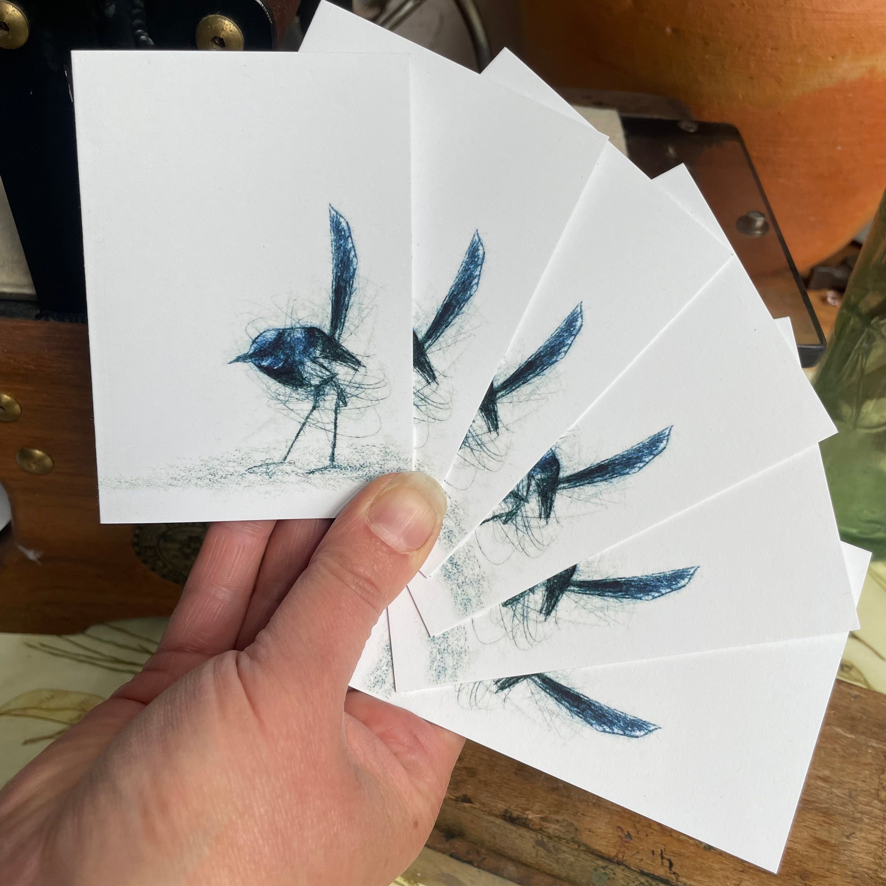 Fairywren Mini Cards - Set of 6