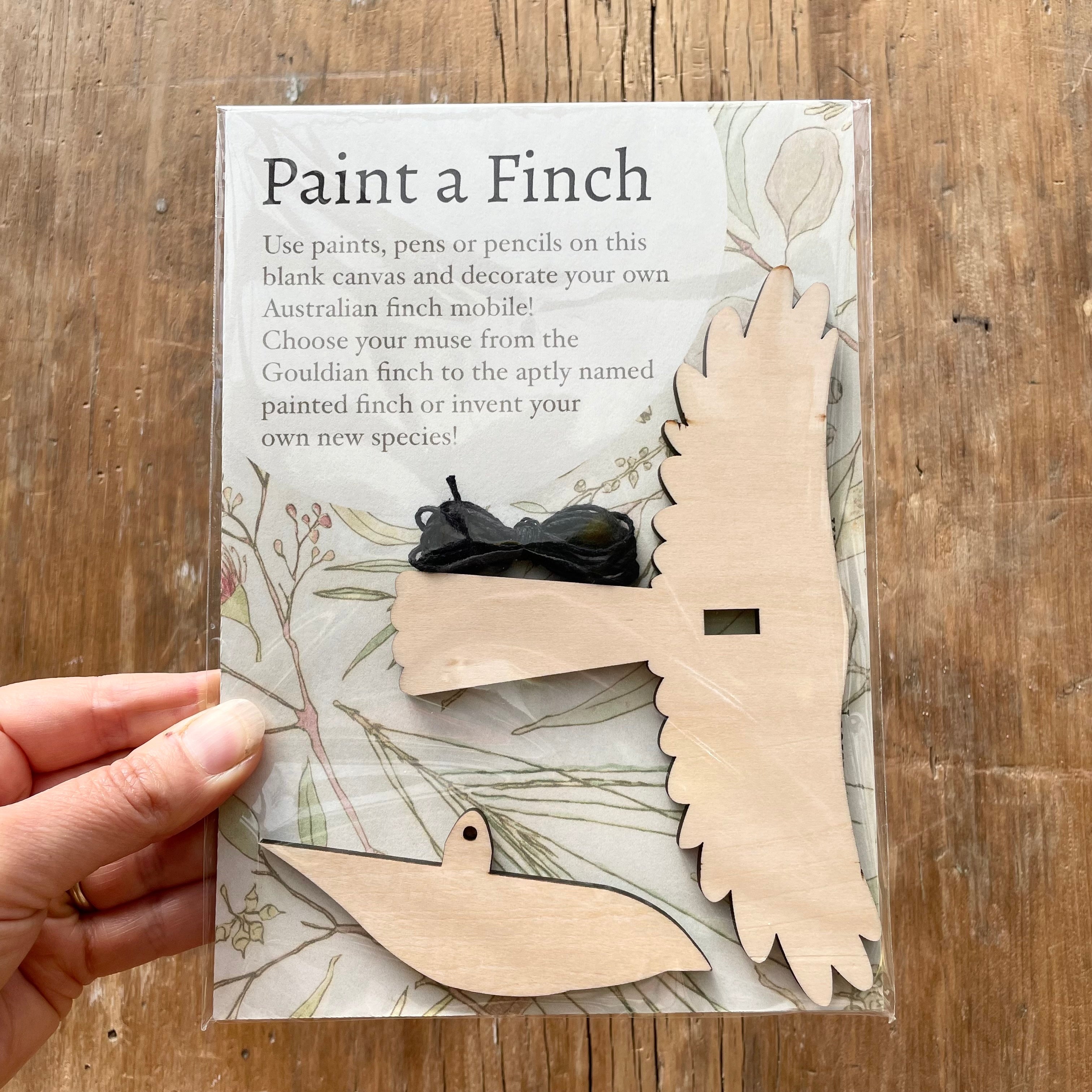 Paint-a-Finch Craft Kit - Create Your Own Bird Mobile