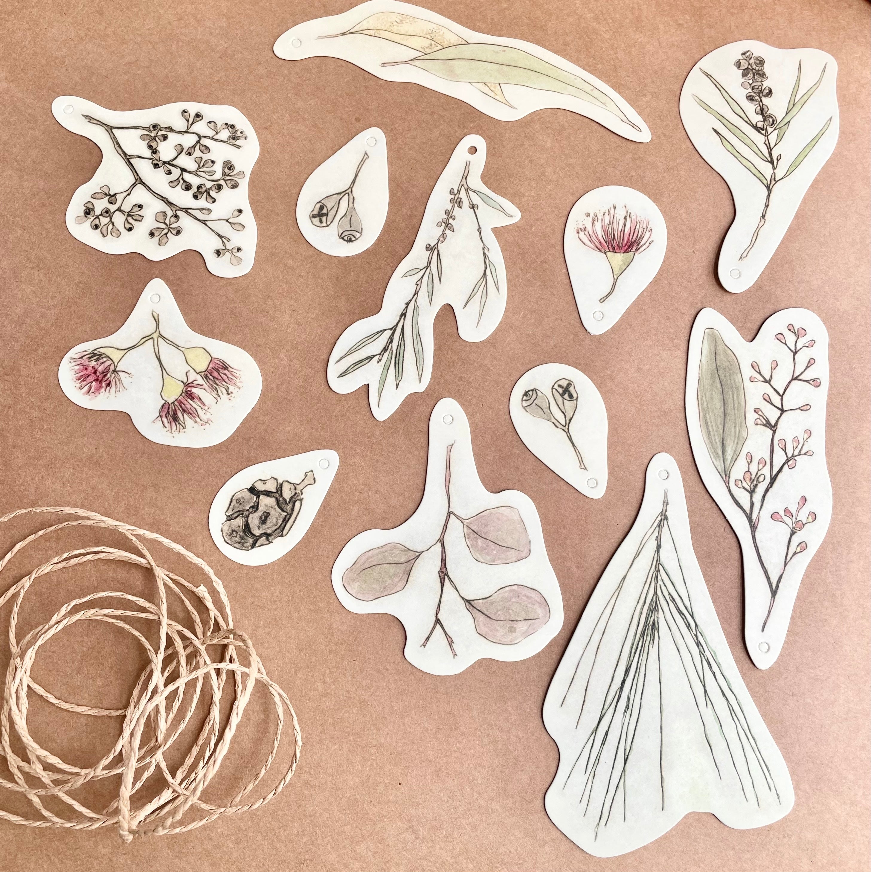 Australian Bush Gift Tags and Sticker Set