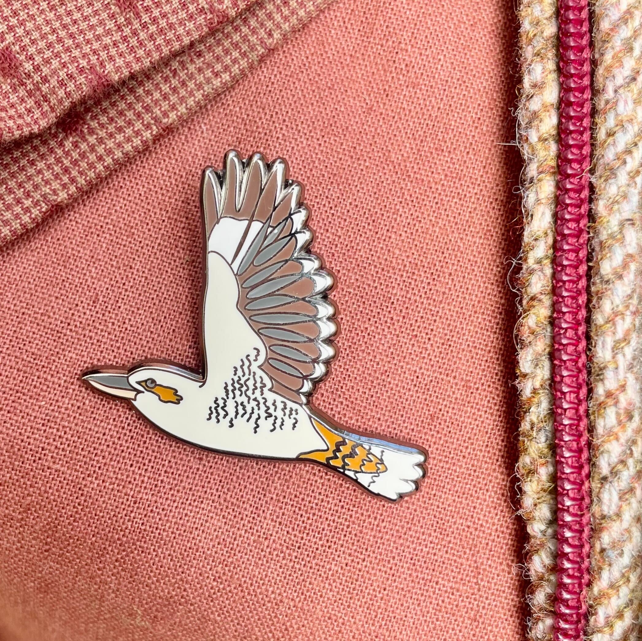 Kookaburra in Flight Enamel Pin