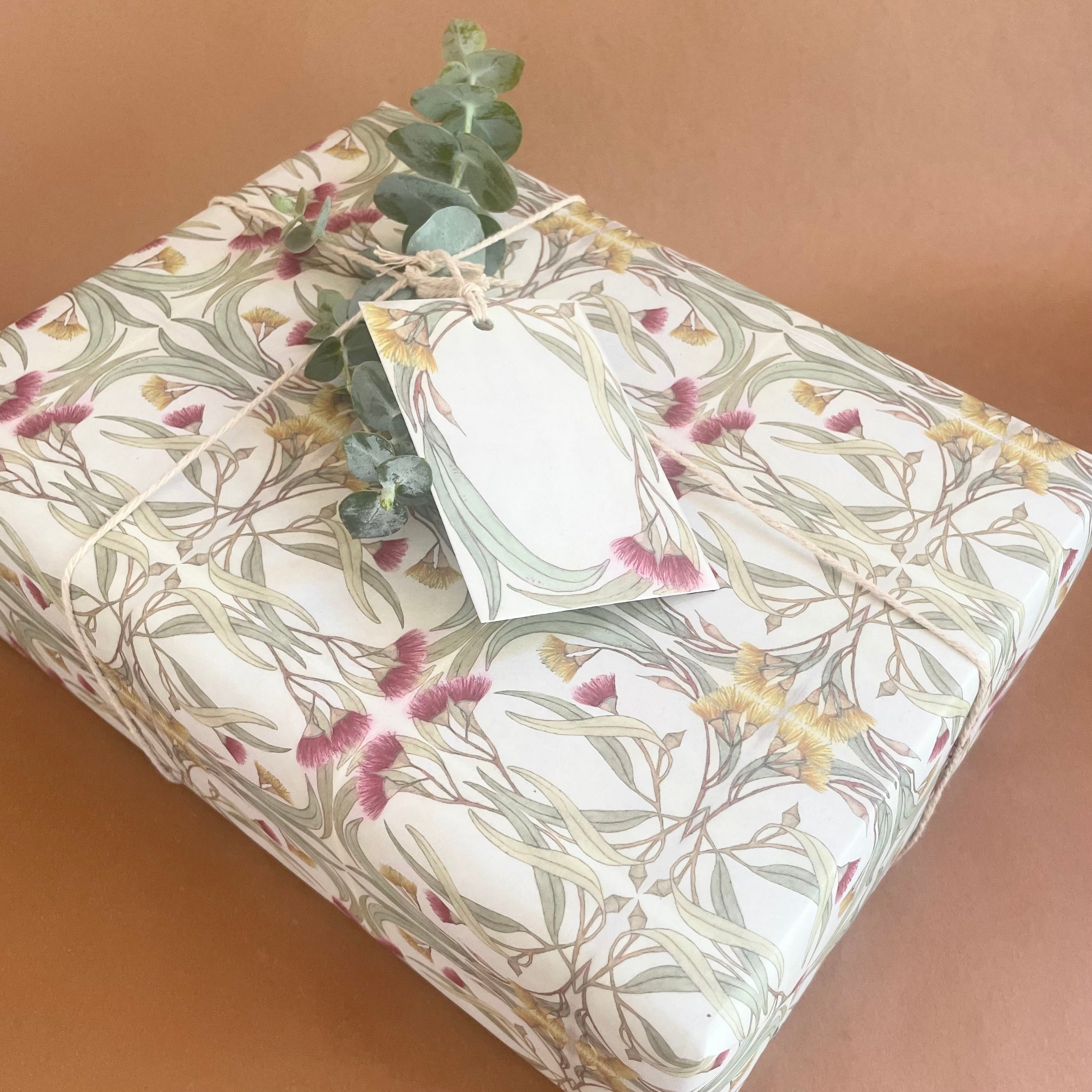 Aussie Wrapping Paper Australian Gum Wrapping Paper — Bridget Farmer