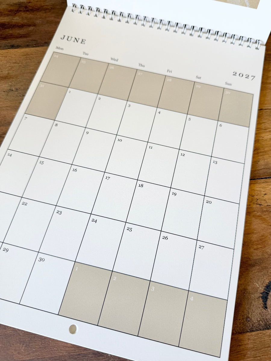 2027 Bridget Farmer Calendar