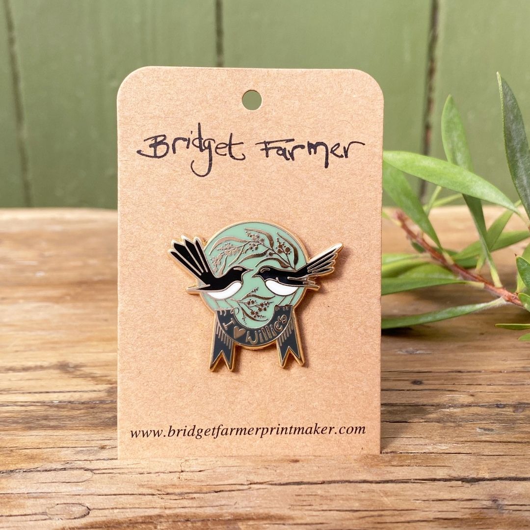 I Love Willies Enamel Pin