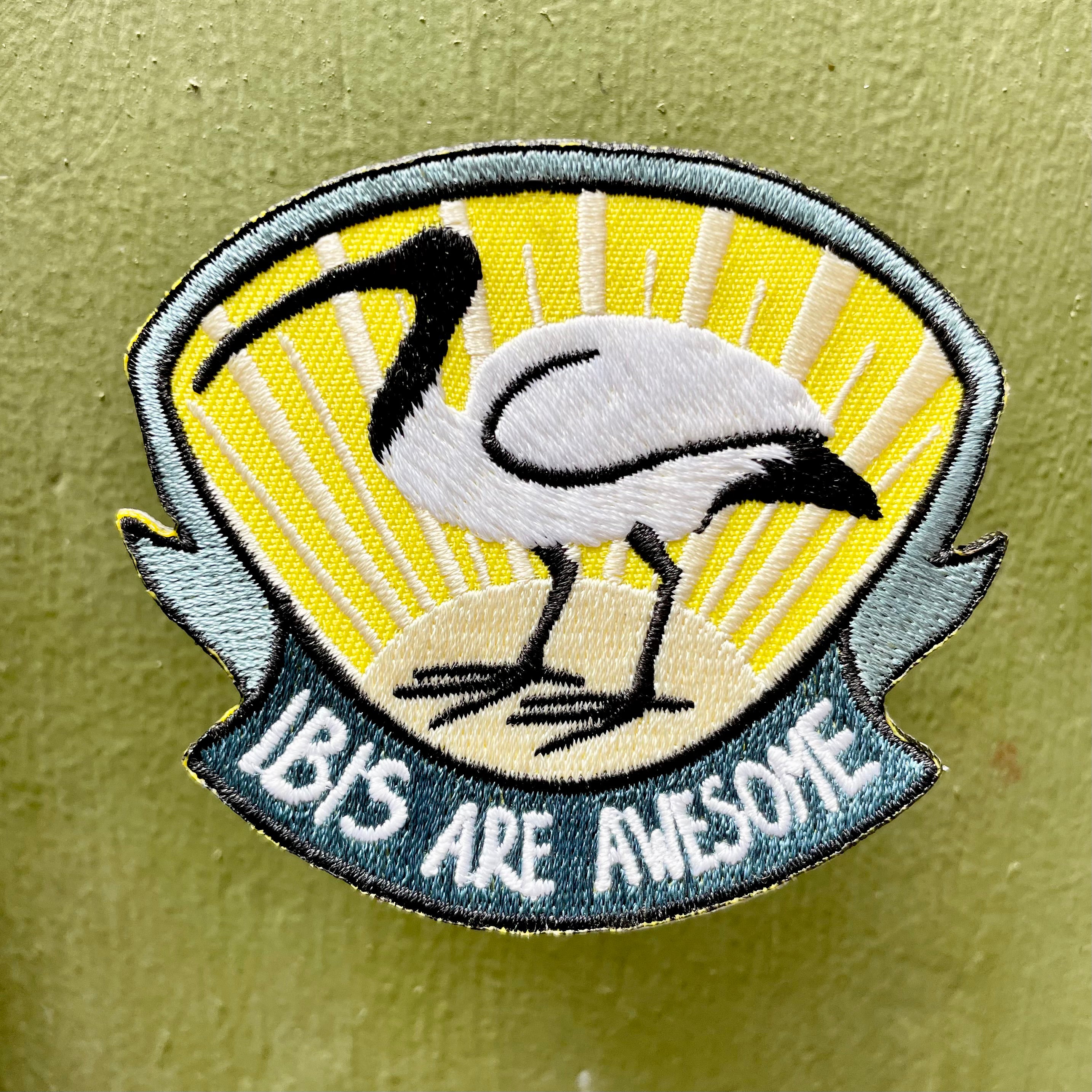 Ibis are Awesome Embroidered Patch