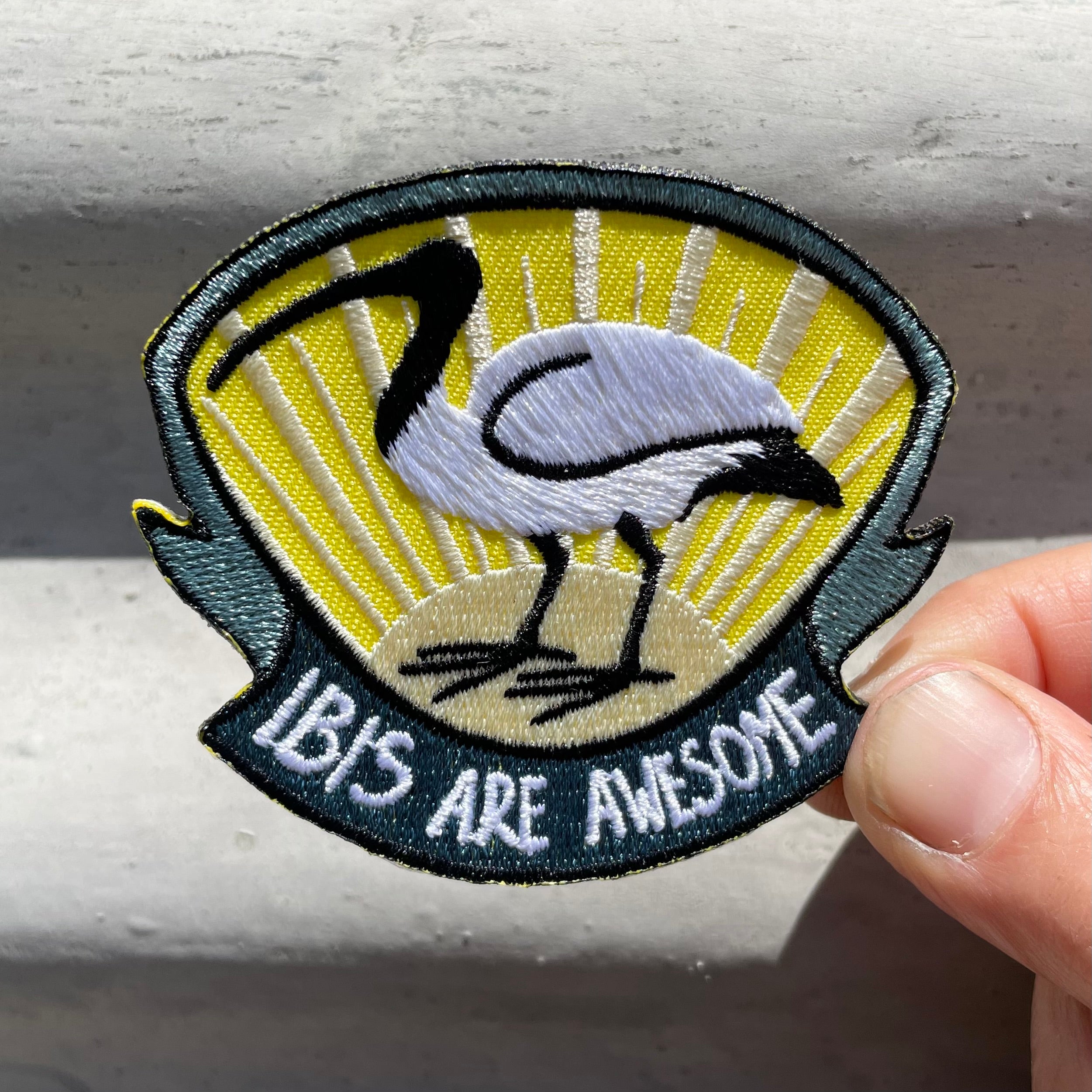 Ibis are Awesome Embroidered Patch