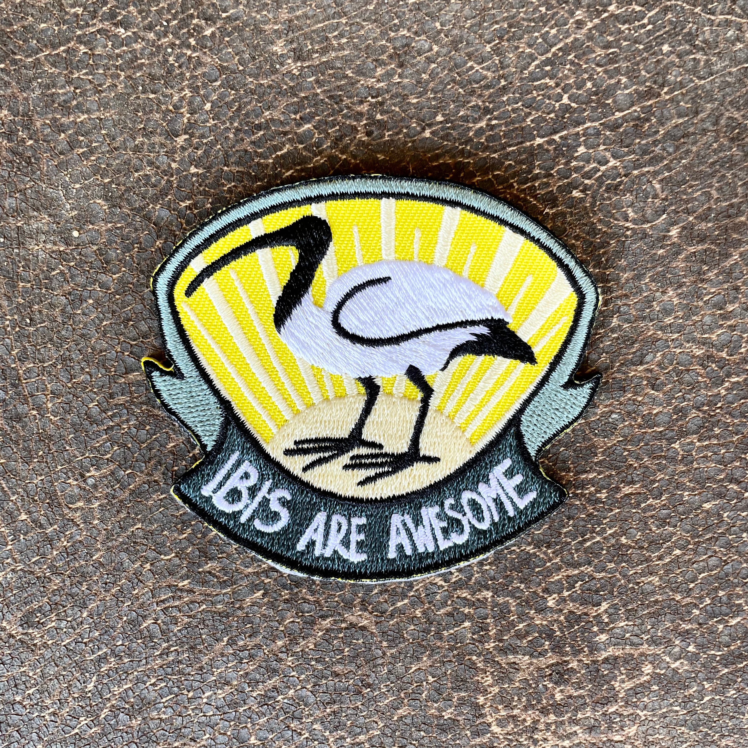 Ibis are Awesome Embroidered Patch