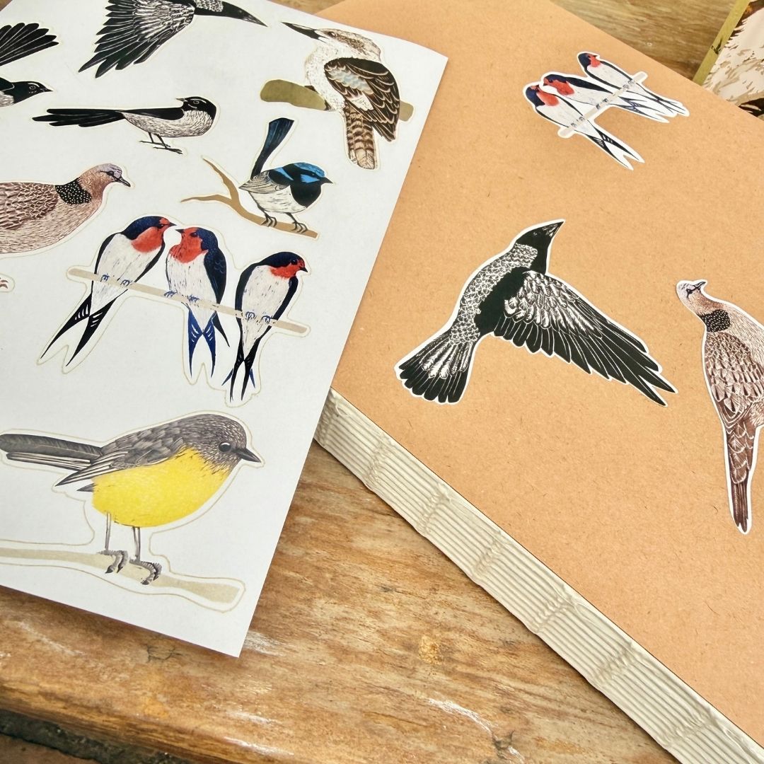 Kookaburra Kookaburra Sticker Sheet A5 (Copy)