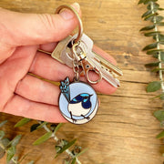 Mini-Birder Fairywren Bag Identifyer/Keyring