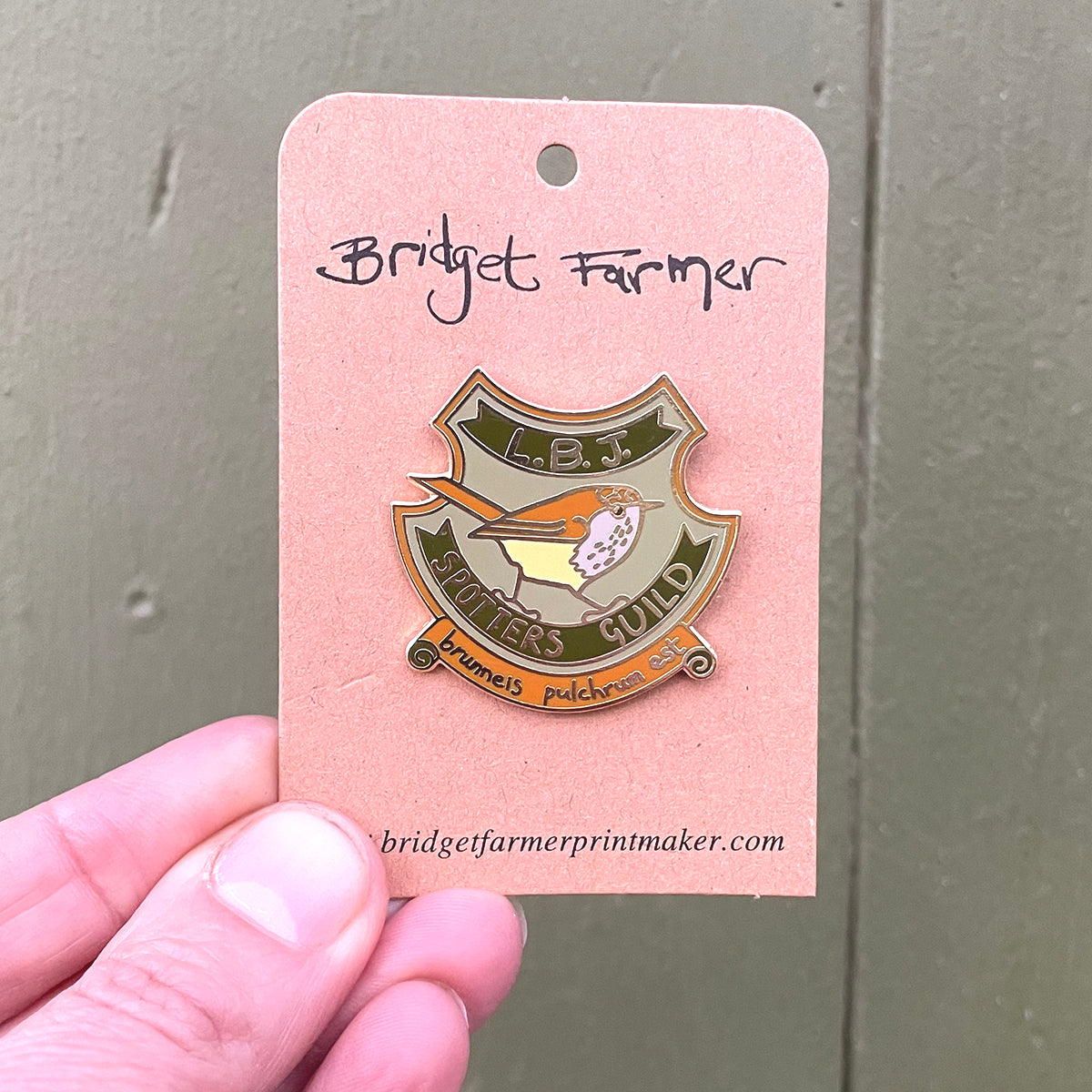 L.B.J. Spotters Guild Enamel Pin