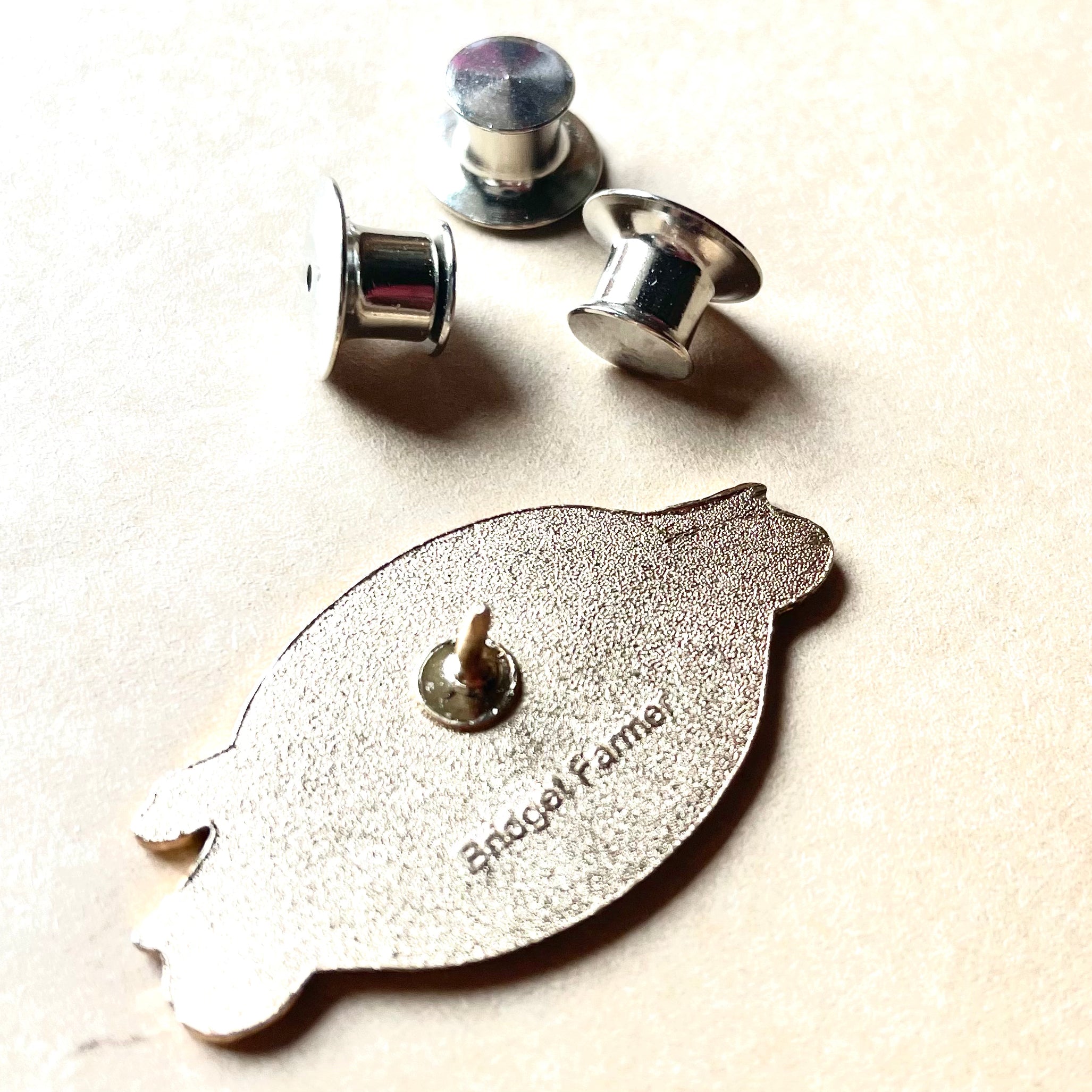 5 Lockable Pin Backs – Bridget Farmer