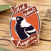 Mad About Magpies Enamel Pin