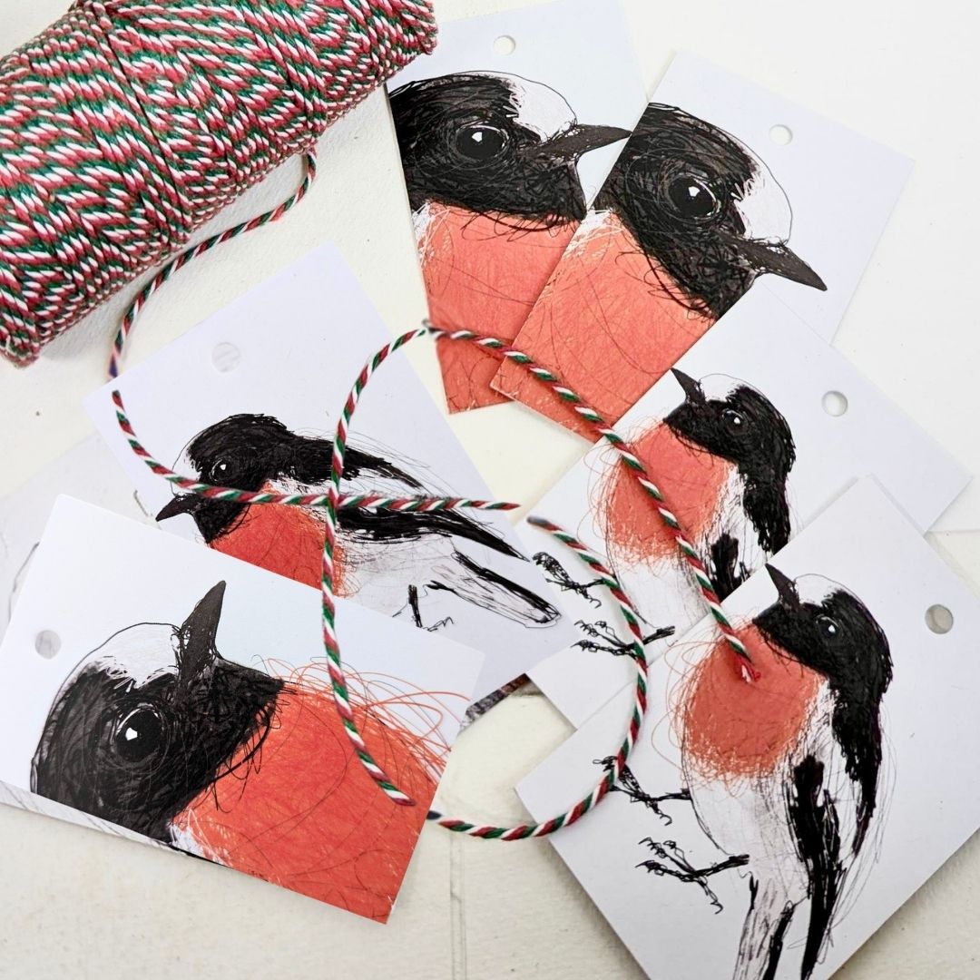 Scarlet Robin Gift Tags (6)