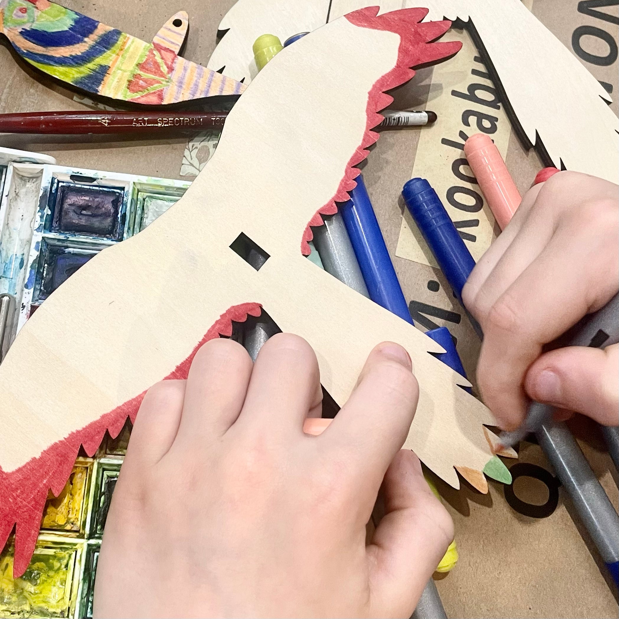 Paint-a-Parrot Craft Kit - Create Your Own Bird Mobile