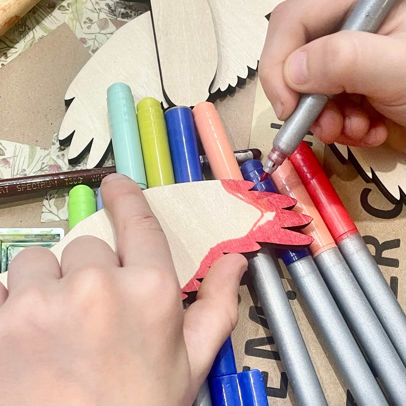 Paint-a-Parrot Craft Kit - Create Your Own Bird Mobile