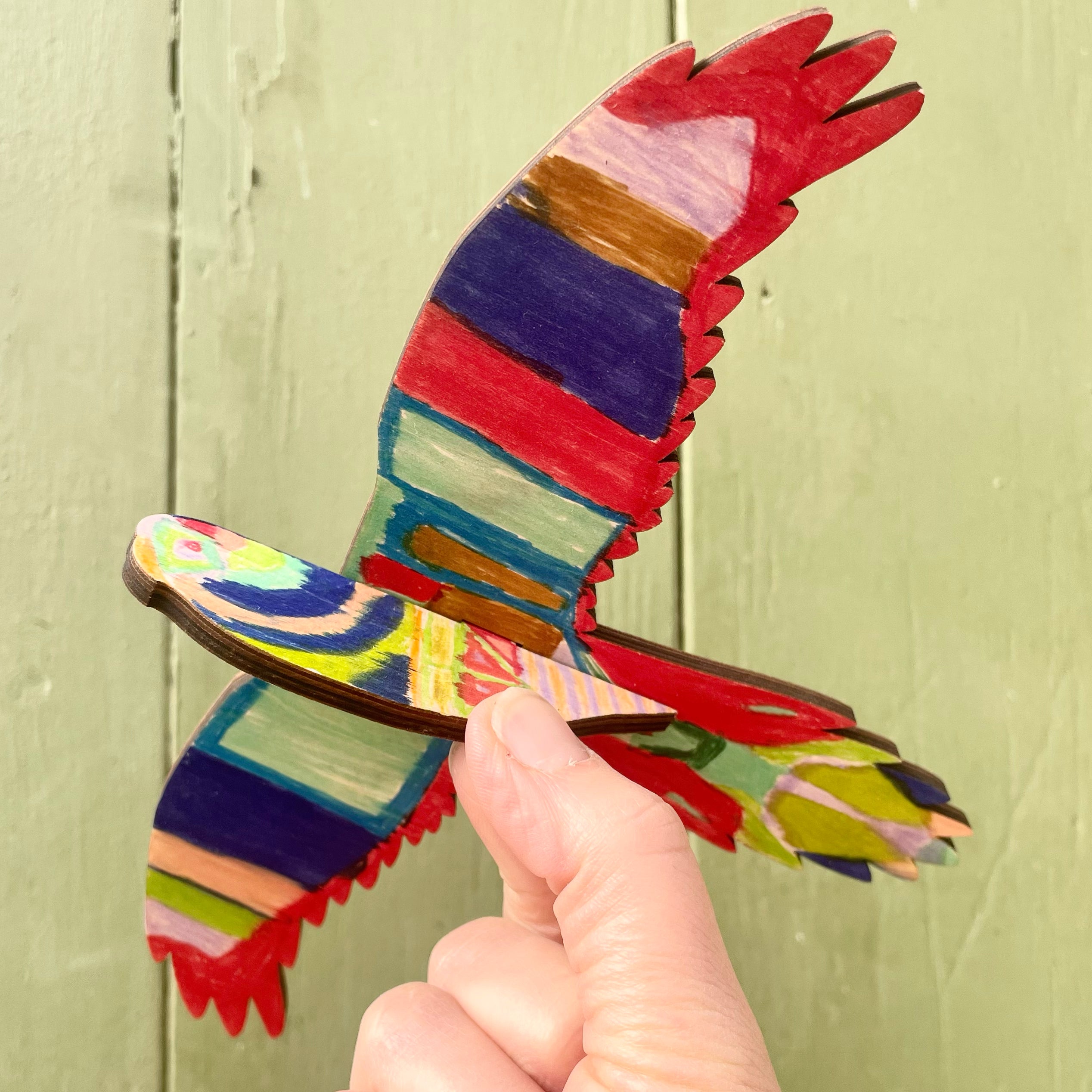 Paint-a-Parrot Craft Kit - Create Your Own Bird Mobile