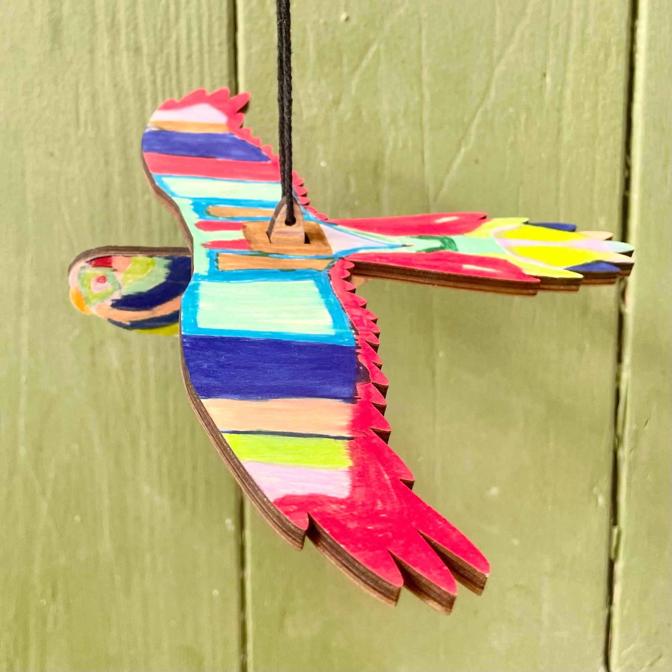 Paint-a-Parrot Craft Kit - Create Your Own Bird Mobile