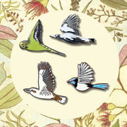 Birds in Flight Bundle -  4 Enamel Pins