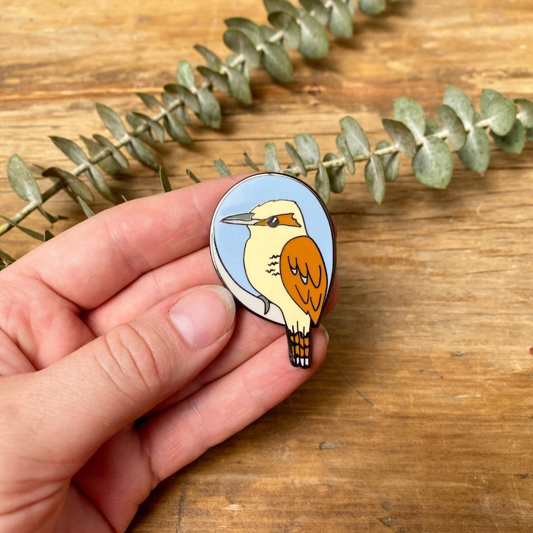 Mini-Birder Kookaburra Pin