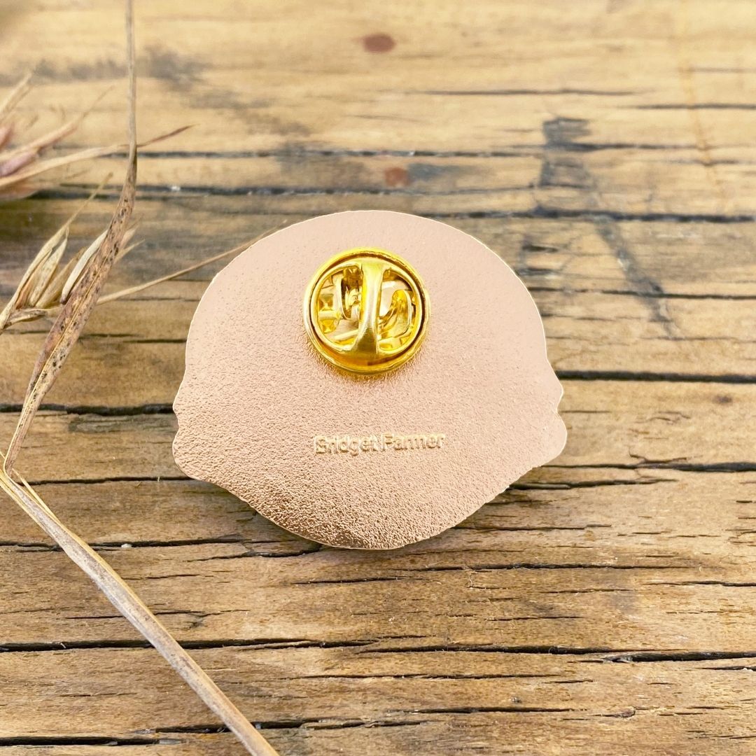 Plains Wanderer Warrior Enamel Pin