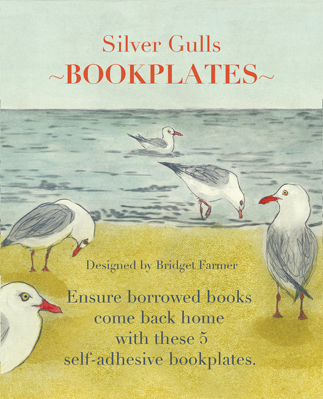 Bookplates - Silver Gulls - Set of 5