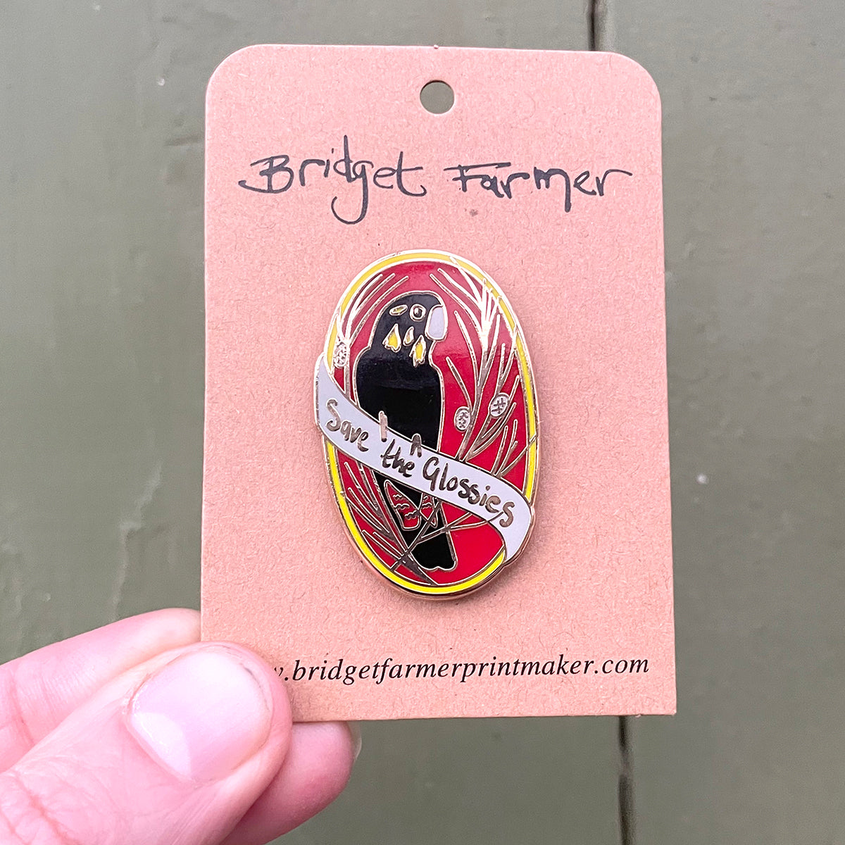 Save The Glossies Enamel Pin  Enamel Pin