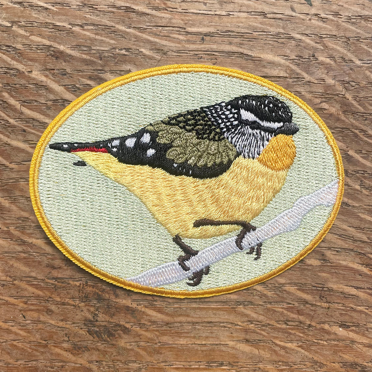 Embroidered Patch - Spotted Pardalote