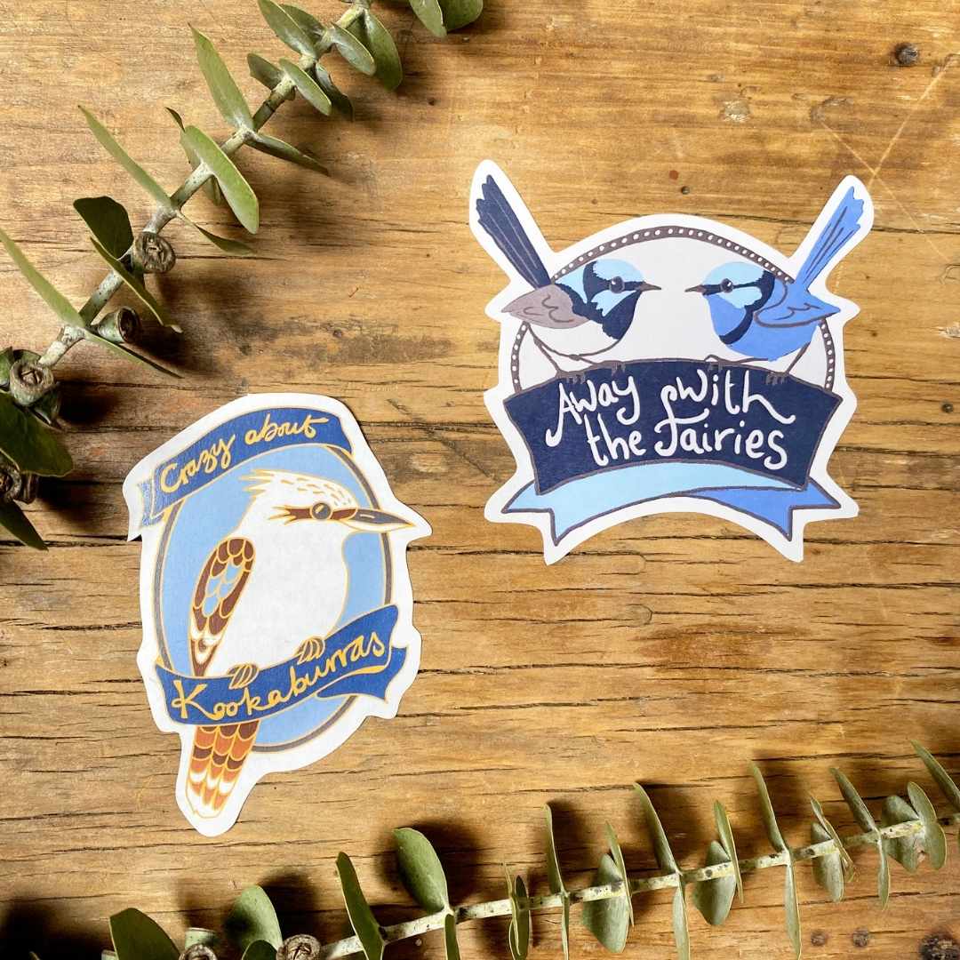 Sticker - Crazy About Kookaburras