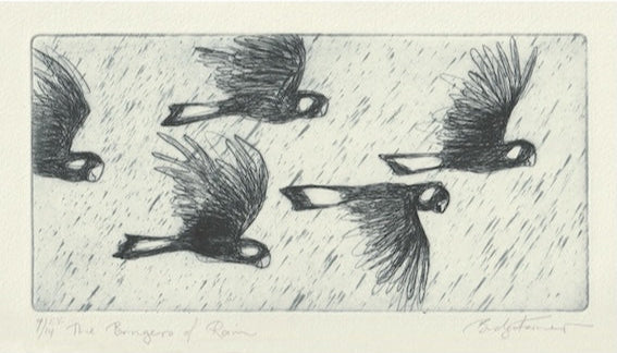 Original Etching - The Bringers Of Rain