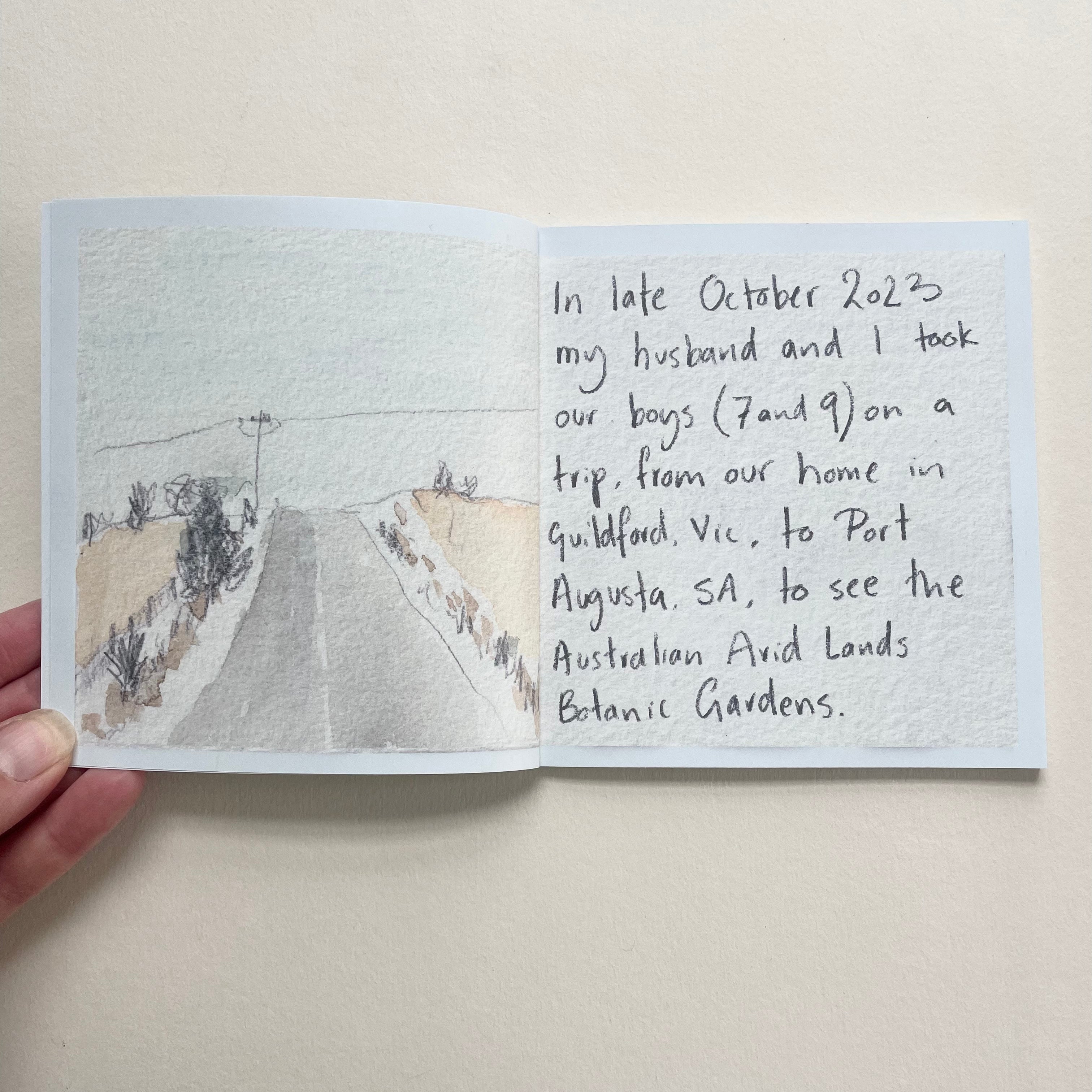 Artist Minibook - Trip To Port Augusta