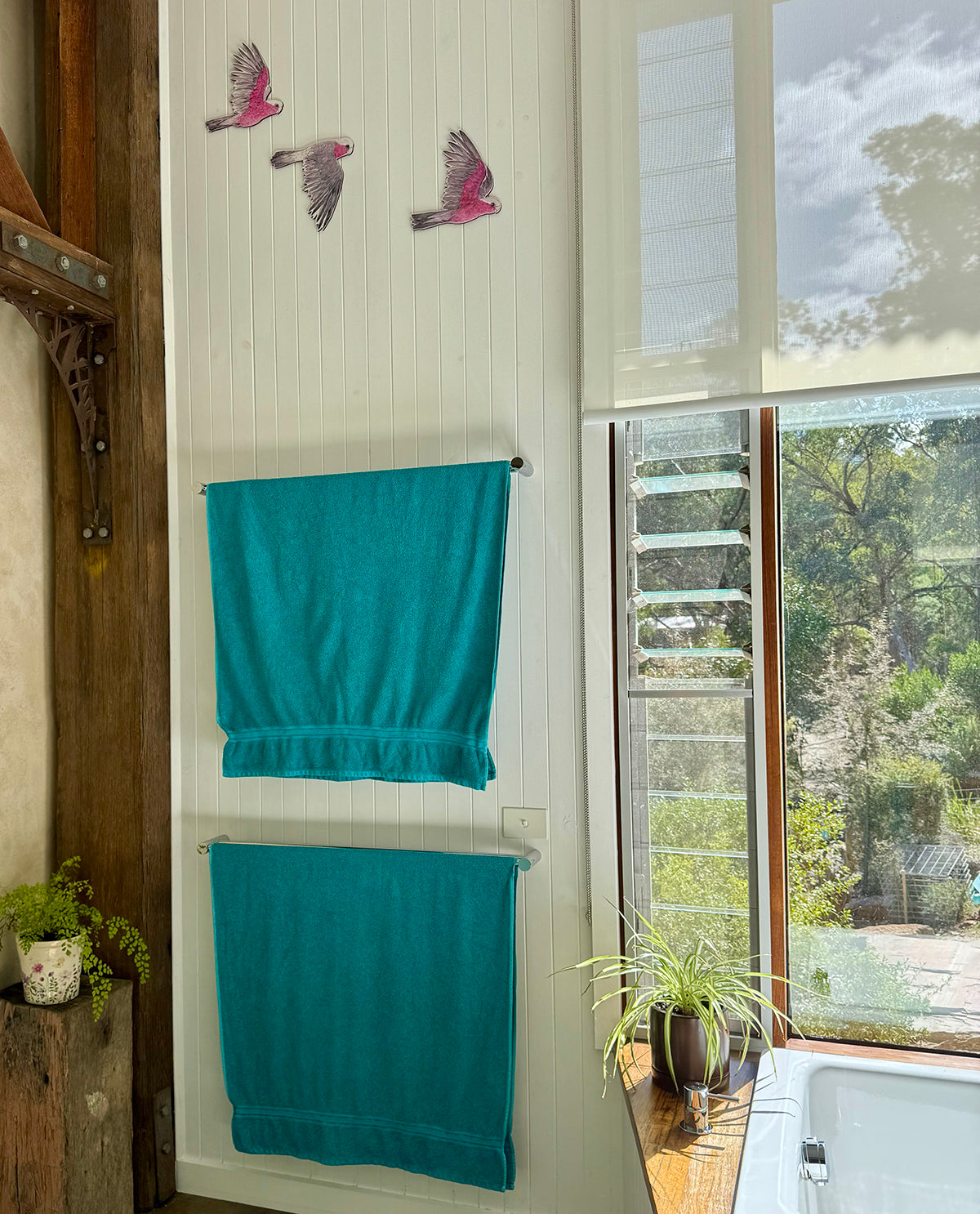 Australian Aviary ~ Wall Decorations ~ Galahs (set of 3)