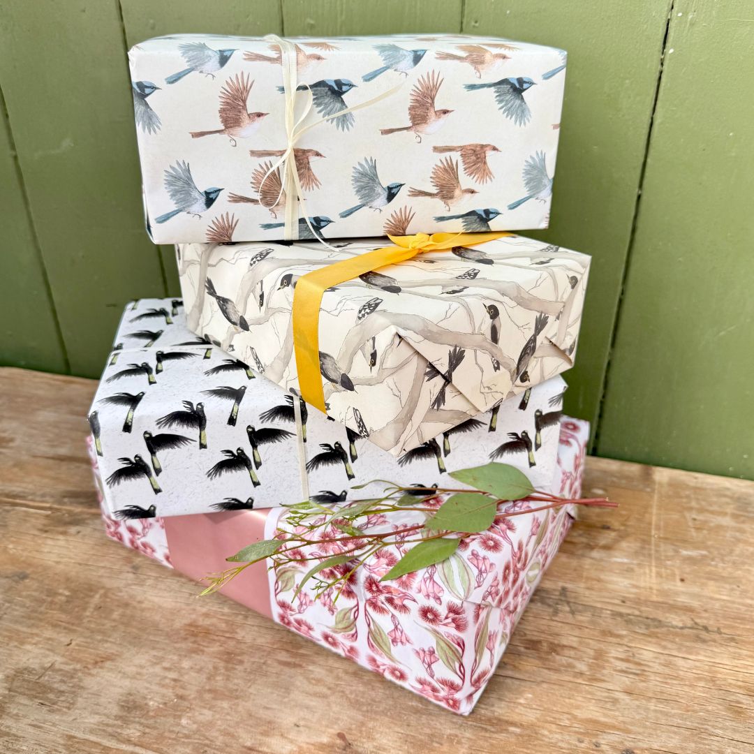 Yellow-tailed Black Cockatoos Wrapping Paper