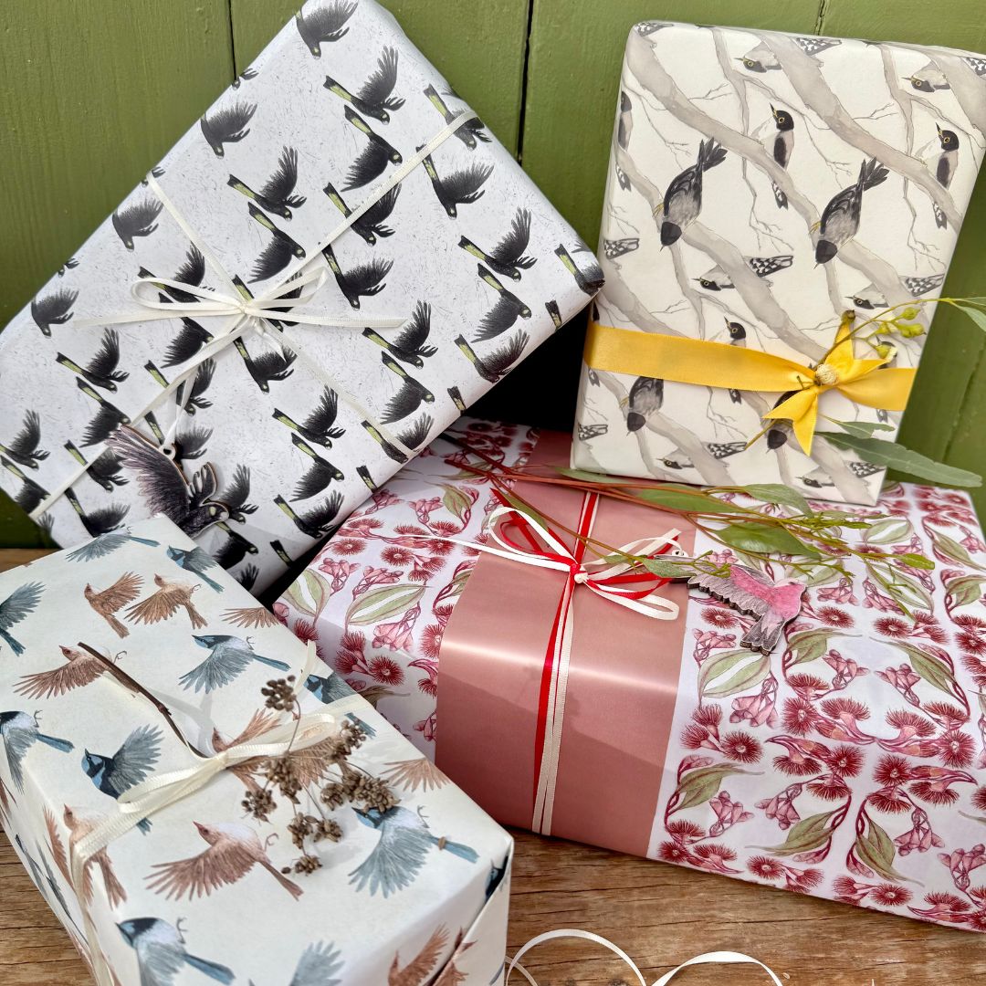 Yellow-tailed Black Cockatoos Wrapping Paper