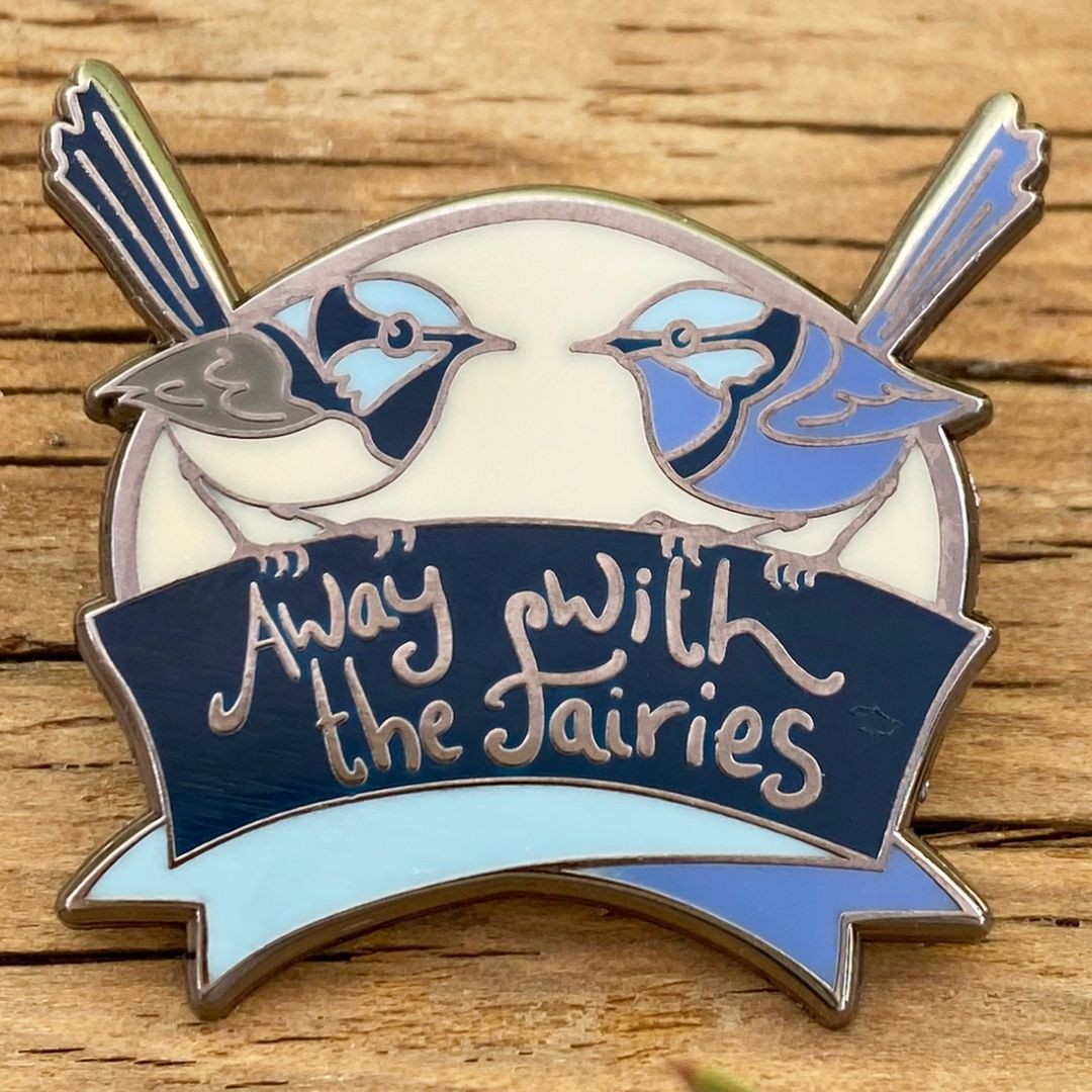 Away With The Fairies Enamel Pin