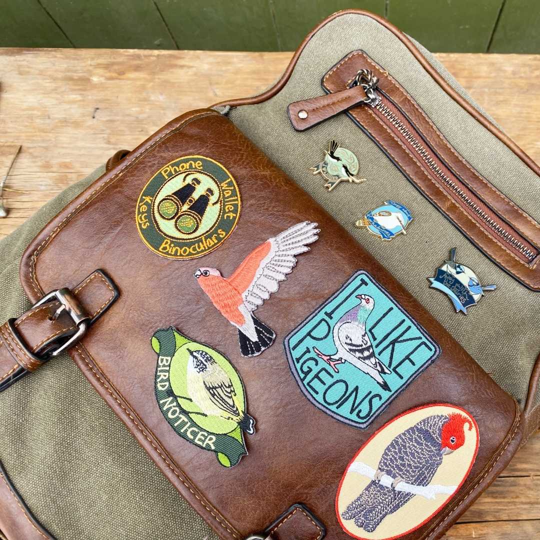 Bird Noticer Embroidered Patch