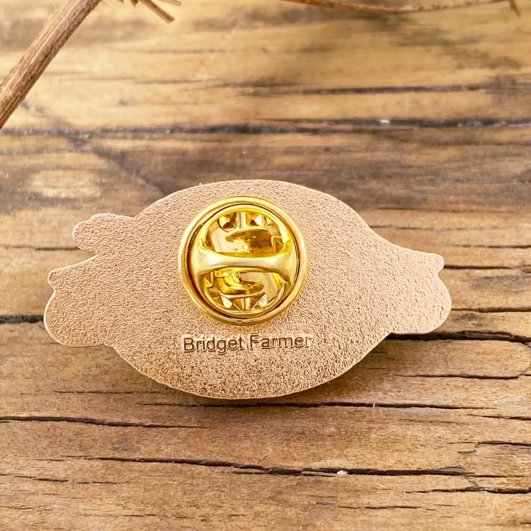 Bird Noticer Enamel Pin